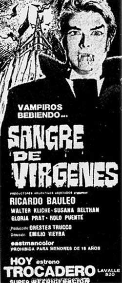 SANGRE DE VÍRGENES